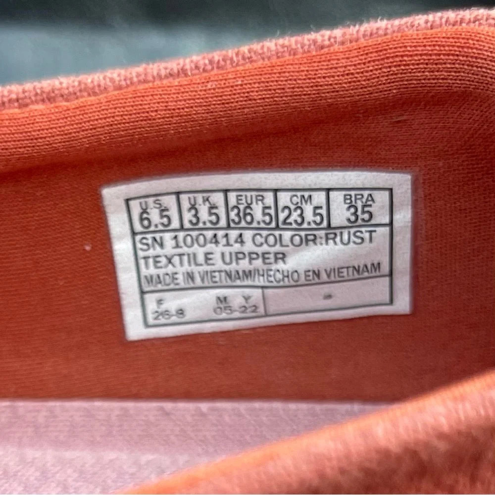 Skechers Breeze St Sunshiny casual Pull On Orange Size 6.5 women’s - Picture 8 of 8